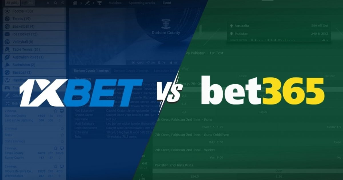 1xbet vs Bet365