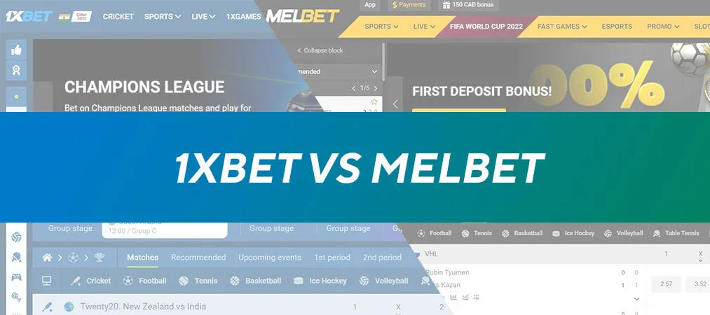 1xbet vs Melbet